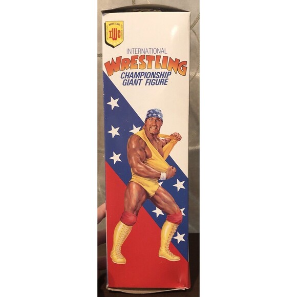 Vintage IWC Sting Giant Figure Wrestling Action Figure Damaged Box Rare Find 10" - Picture 3 of 12